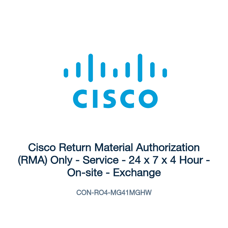 CON-RO4-MG41MGHW: Cisco Return Material Authorization (RMA) Only