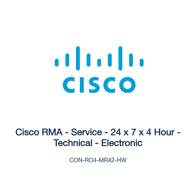 CON-RO4-MR42-HW: Cisco RMA - Service - 24 x 7 x 4 Hour - Technical - Electronic