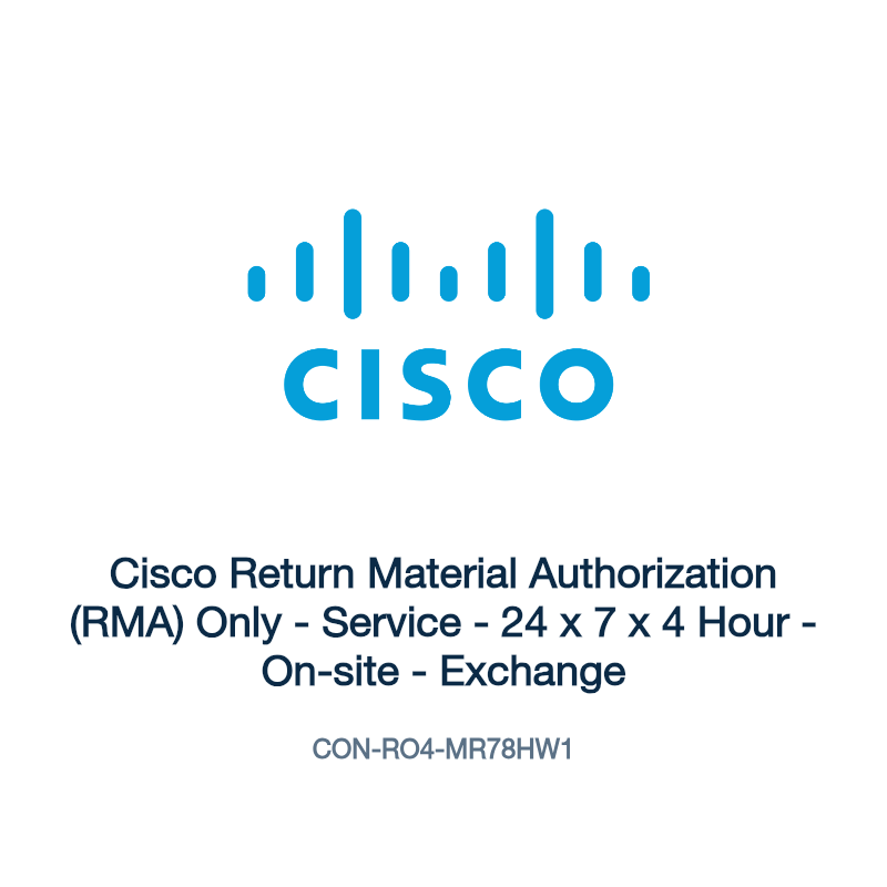 CON-RO4-MR78HW1: Cisco Return Material Authorization (RMA) Only