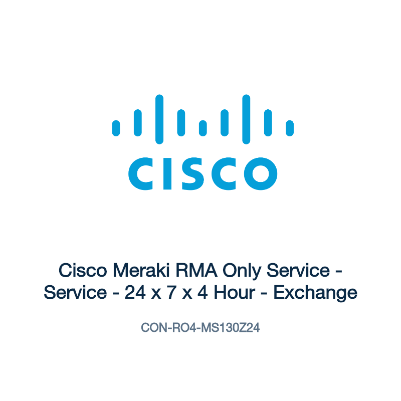 CON-RO4-MS130Z24: Cisco Meraki RMA Only Service