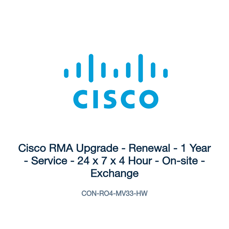 CON-RO4-MV33-HW: Cisco RMA Upgrade