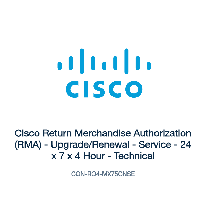 CON-RO4-MX75CNSE: Cisco Return Merchandise Authorization (RMA)