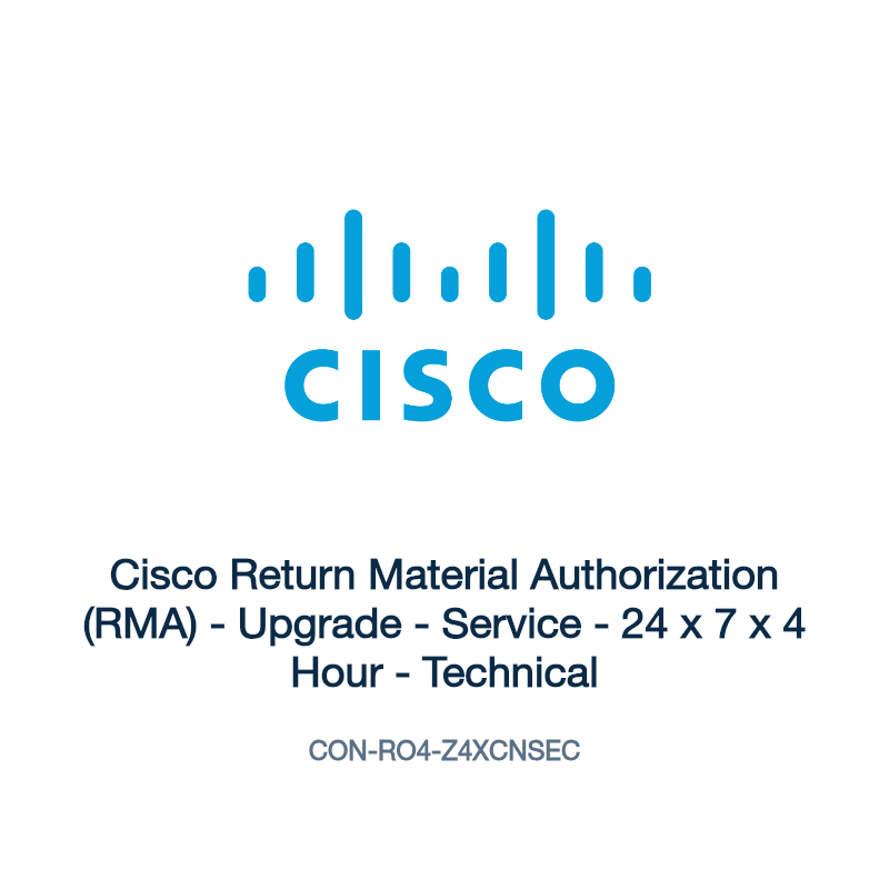CON-RO4-Z4XCNSEC: Cisco Return Material Authorization (RMA)
