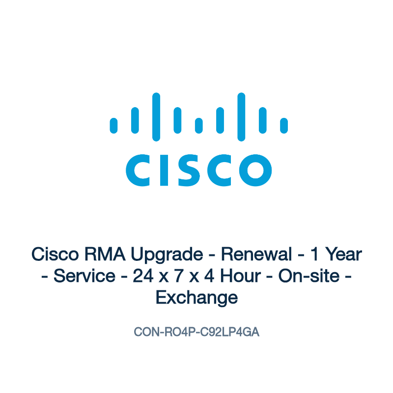 CON-RO4P-C92LP4GA: Cisco RMA Upgrade