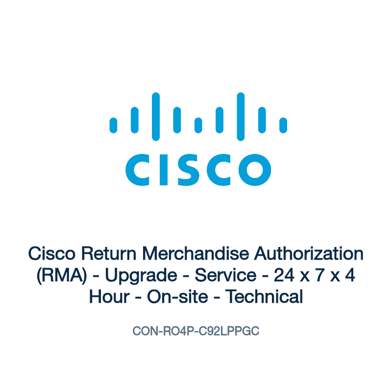 CON-RO4P-C92LPPGC: Cisco Return Merchandise Authorization (RMA)