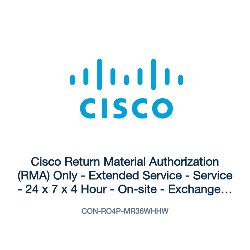 CON-RO4P-MR36WHHW: Cisco Return Material Authorization (RMA) Only