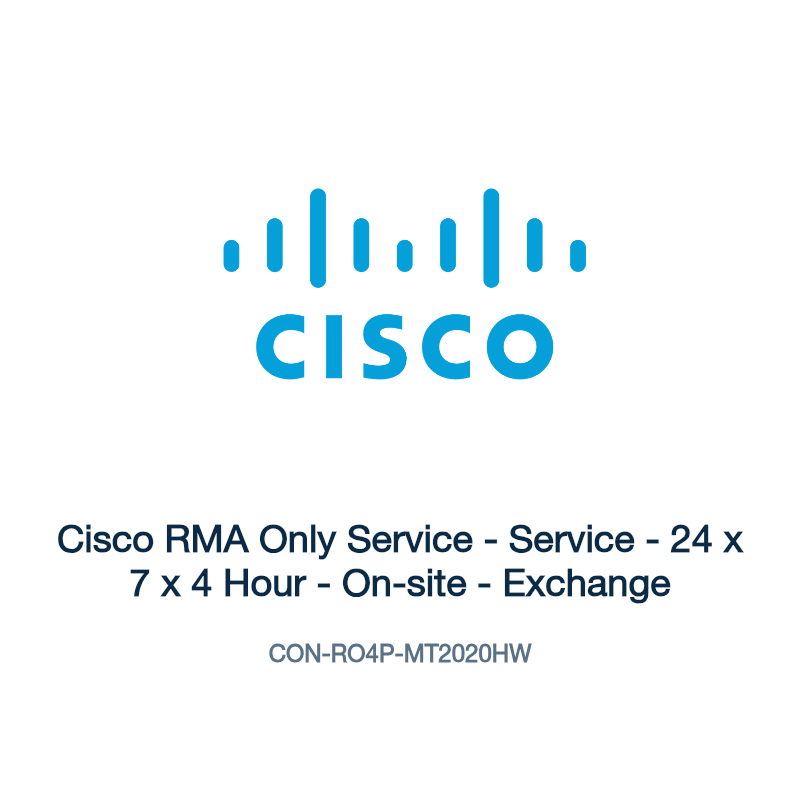CON-RO4P-MT2020HW: Cisco RMA Only Service