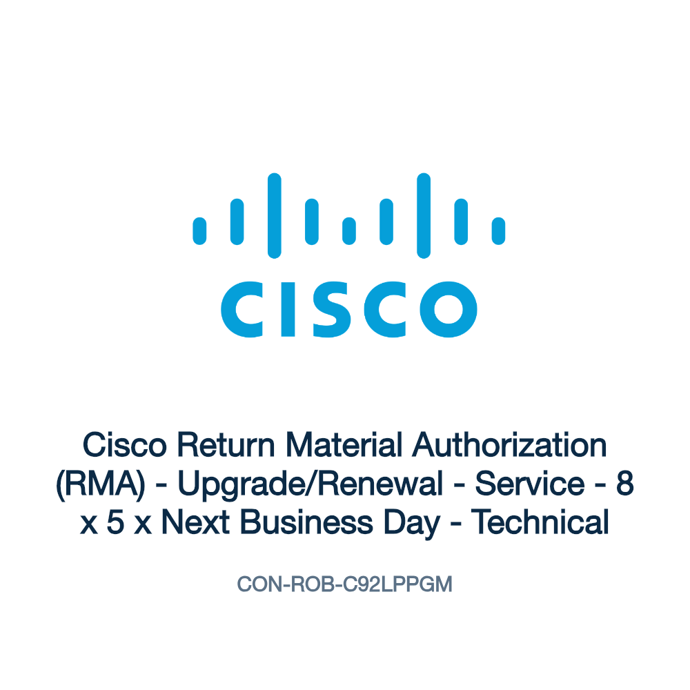 CON-ROB-C92LPPGM: Cisco Return Material Authorization (RMA)