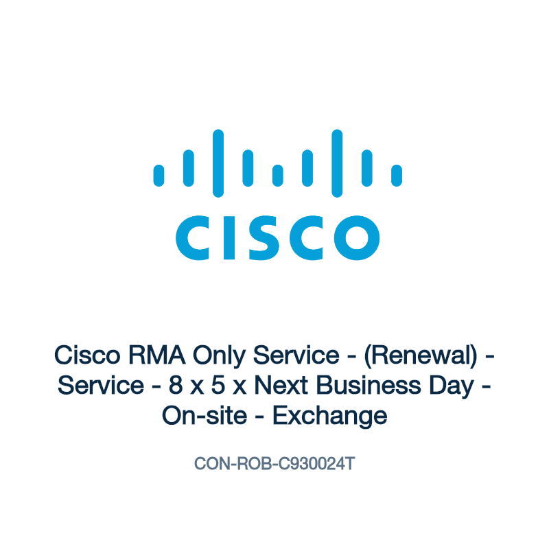 CON-ROB-C930024T: Cisco RMA Only Service