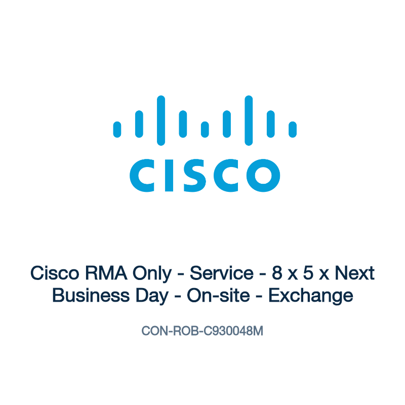 CON-ROB-C930048M: Cisco RMA Only - Service - 8 x 5 x Next Business Day - On-site -