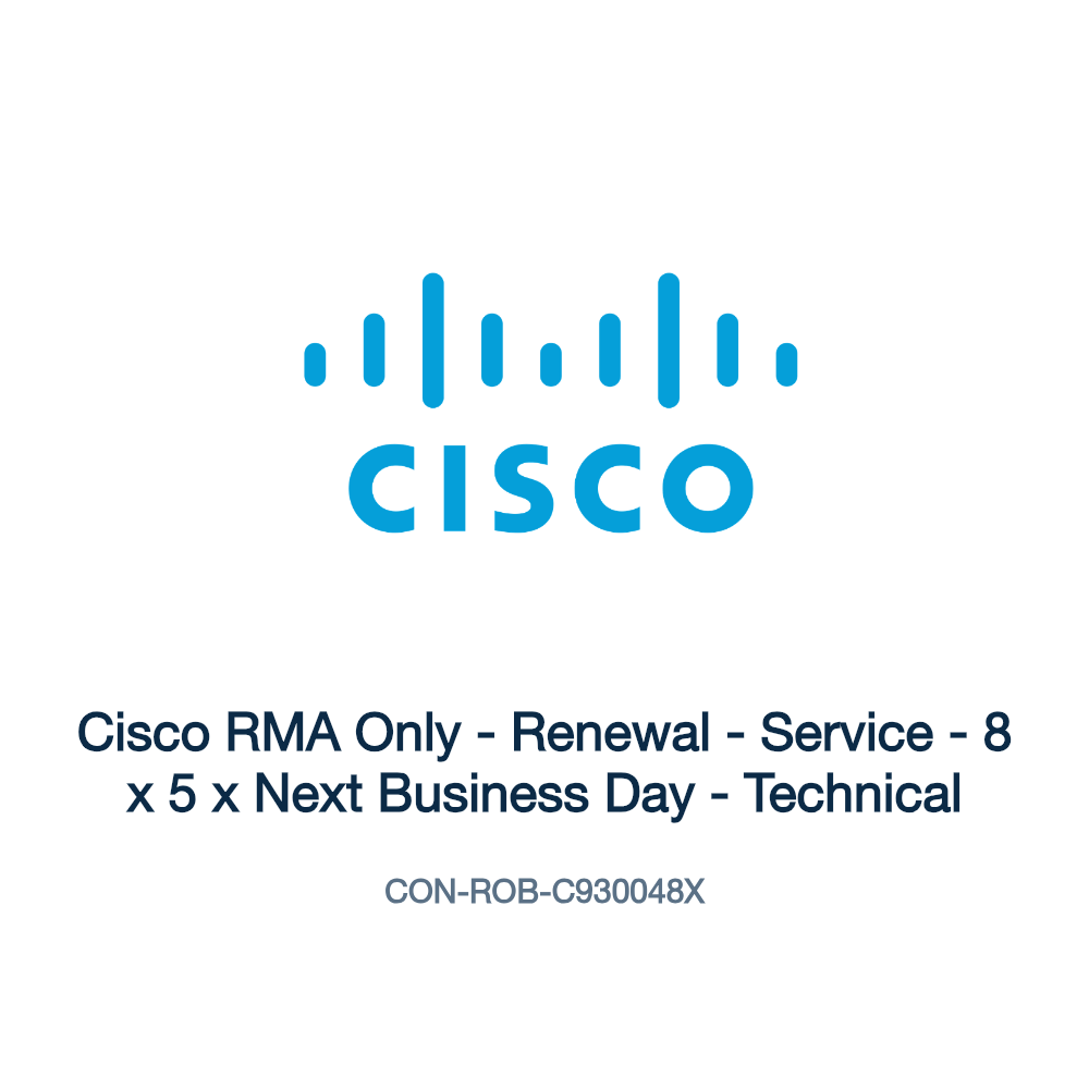 CON-ROB-C930048X: Cisco RMA Only - Renewal - Service - 8 x 5 x Next Business Day -