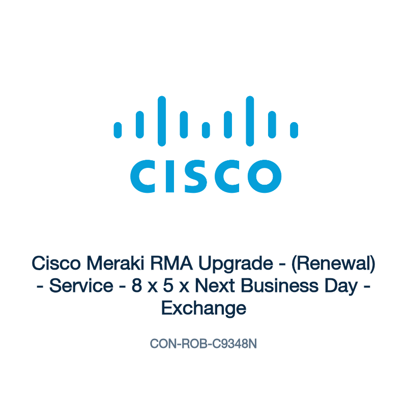 CON-ROB-C9348N: Cisco Meraki RMA Upgrade