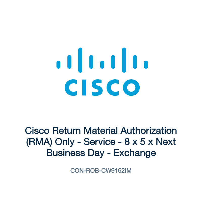 CON-ROB-CW9162IM: Cisco Return Material Authorization (RMA) Only