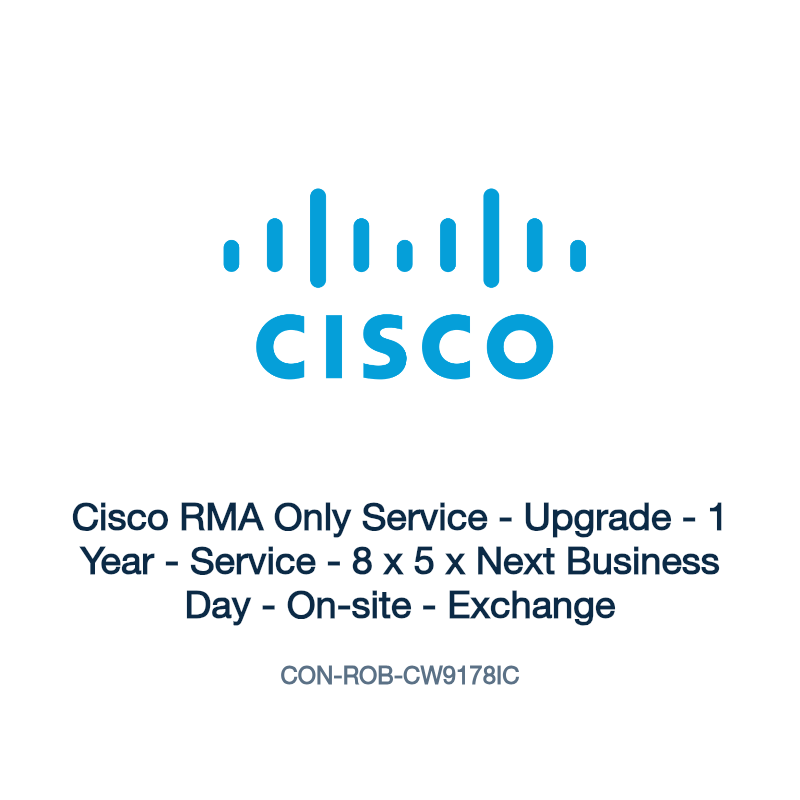 CON-ROB-CW9178IC: Cisco RMA Only Service