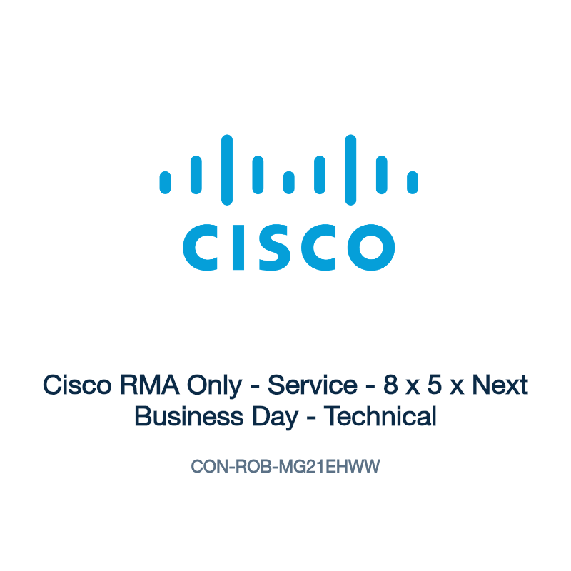CON-ROB-MG21EHWW: Cisco RMA Only - Service - 8 x 5 x Next Business Day - Technical