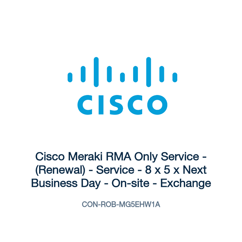 CON-ROB-MG5EHW1A: Cisco Meraki RMA Only Service
