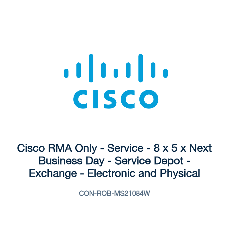 CON-ROB-MS21084W: Cisco RMA Only - Service - 8 x 5 x Next Business Day - Service Depot