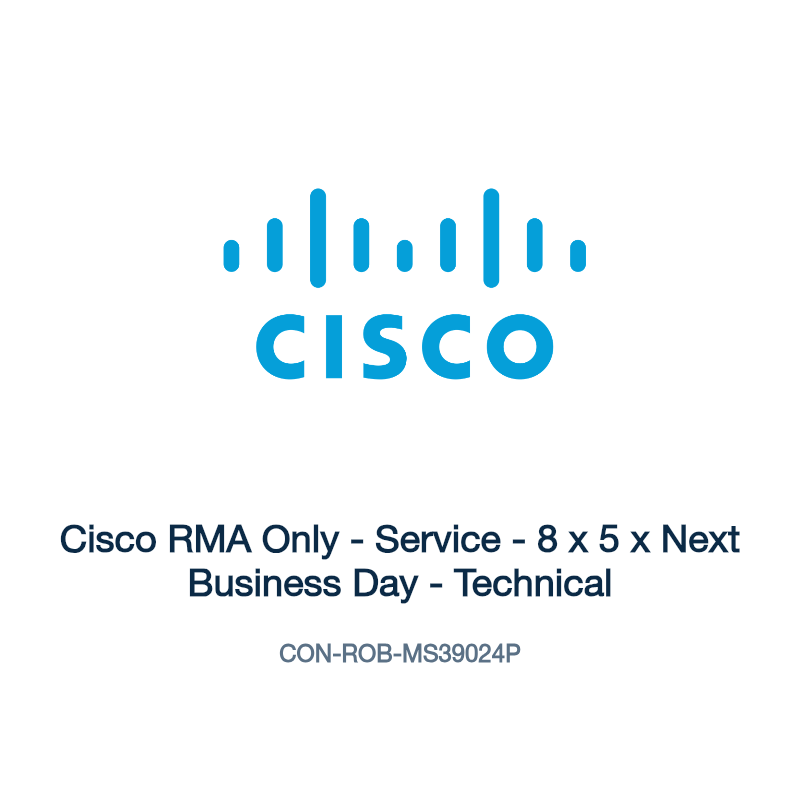 CON-ROB-MS39024P: Cisco RMA Only - Service - 8 x 5 x Next Business Day - Technical