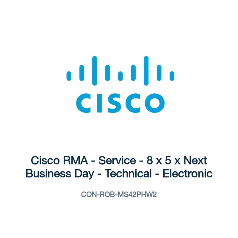 CON-ROB-MS42PHW2: Cisco RMA - Service - 8 x 5 x Next Business Day - Technical -