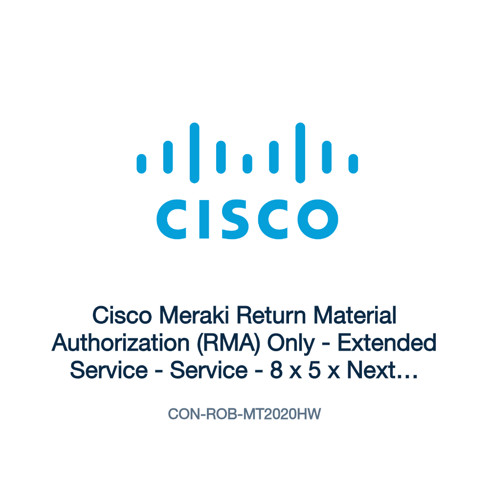 CON-ROB-MT2020HW: Cisco Meraki Return Material Authorization (RMA) Only