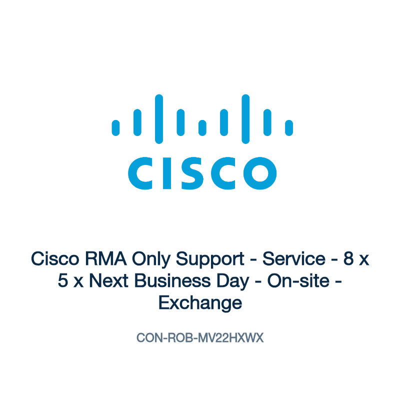 CON-ROB-MV22HXWX: Cisco RMA Only Support