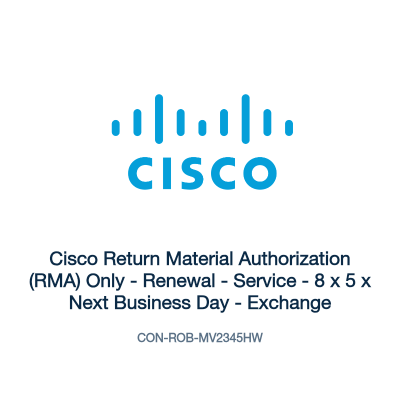 CON-ROB-MV2345HW: Cisco Return Material Authorization (RMA) Only