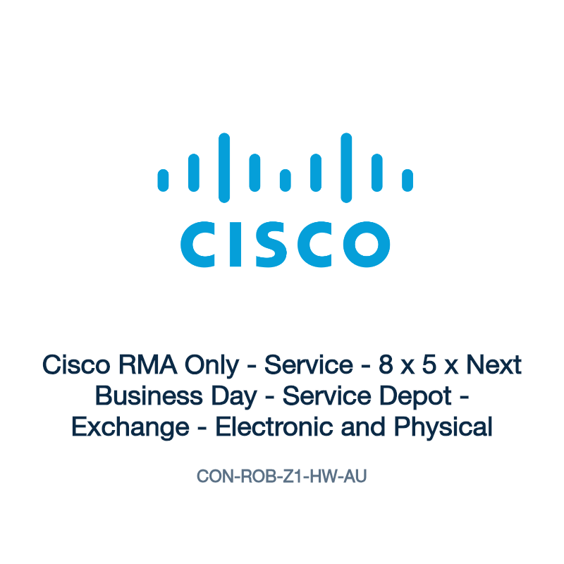 CON-ROB-Z1-HW-AU: Cisco RMA Only - Service - 8 x 5 x Next Business Day - Service Depot