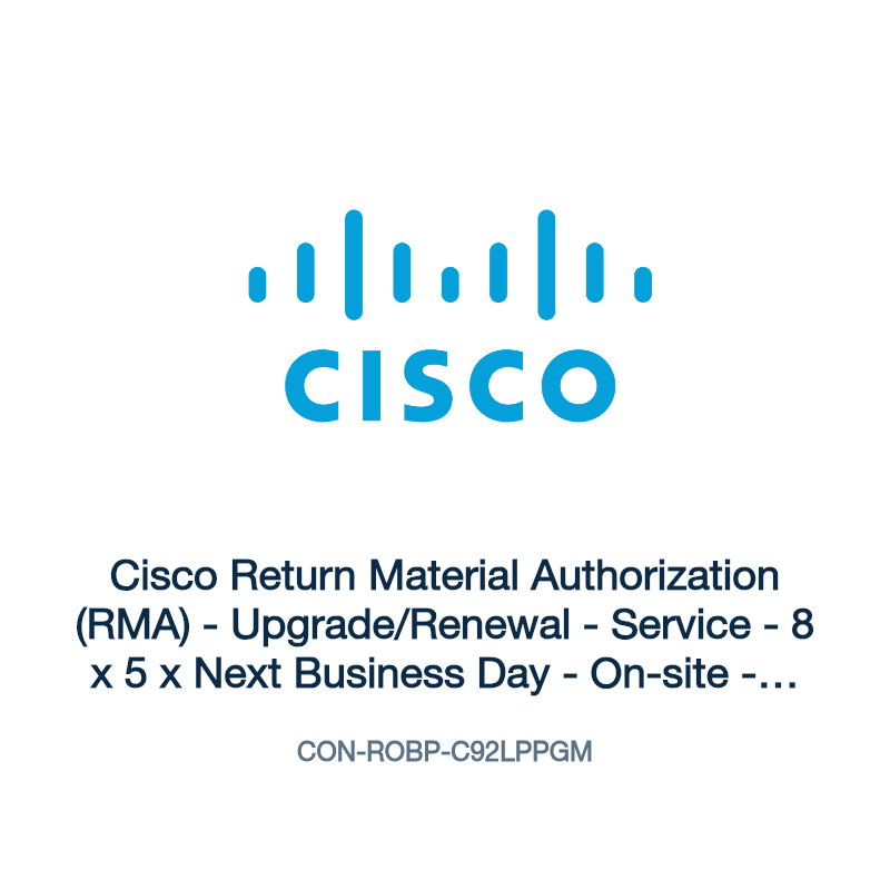 CON-ROBP-C92LPPGM: Cisco Return Material Authorization (RMA)