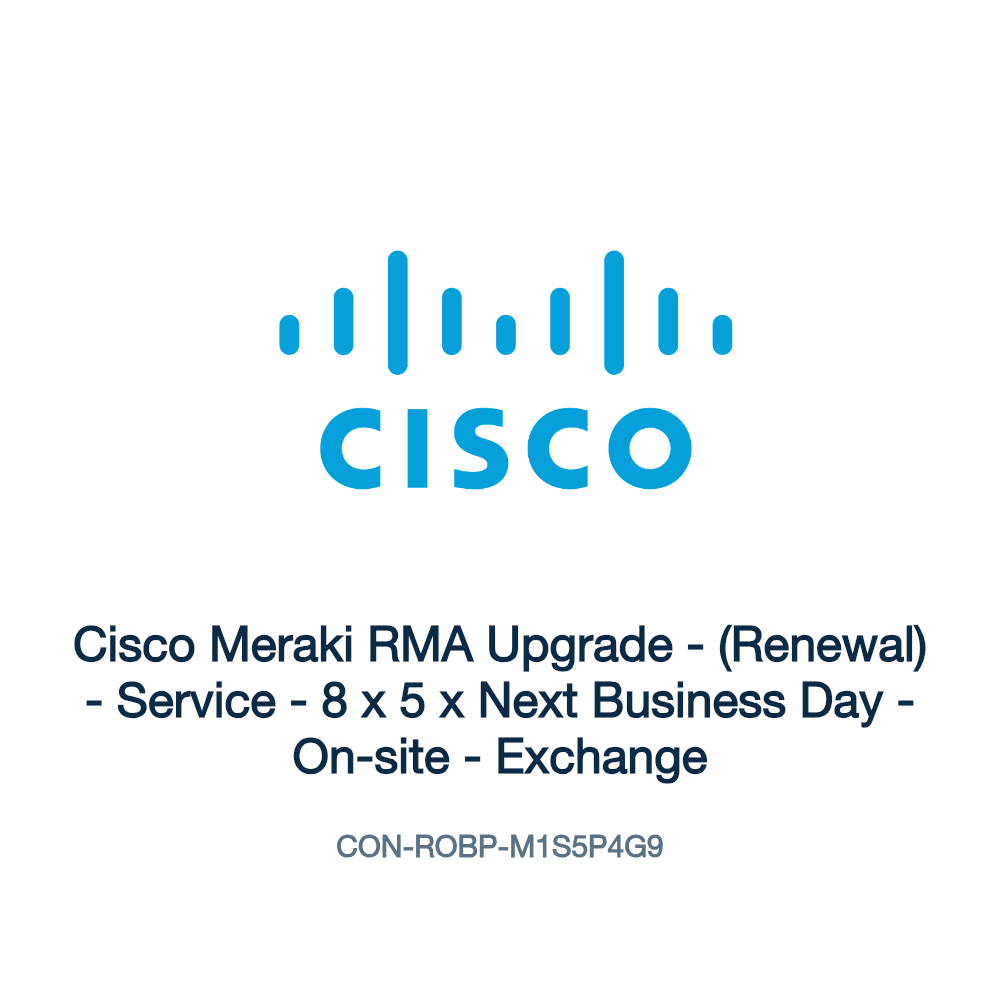 CON-ROBP-M1S5P4G9: Cisco Meraki RMA Upgrade