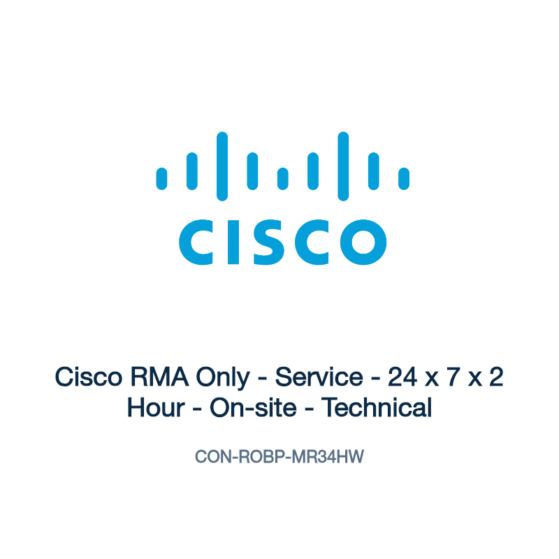 CON-ROBP-MR34HW: Cisco RMA Only - Service - 24 x 7 x 2 Hour - On-site - Technical