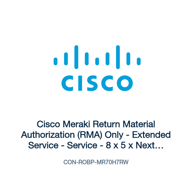 CON-ROBP-MR70H7RW: Cisco Meraki Return Material Authorization (RMA) Only