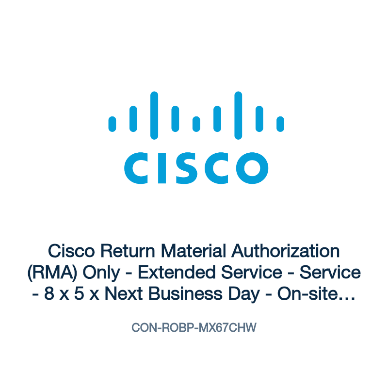 CON-ROBP-MX67CHW: Cisco Return Material Authorization (RMA) Only