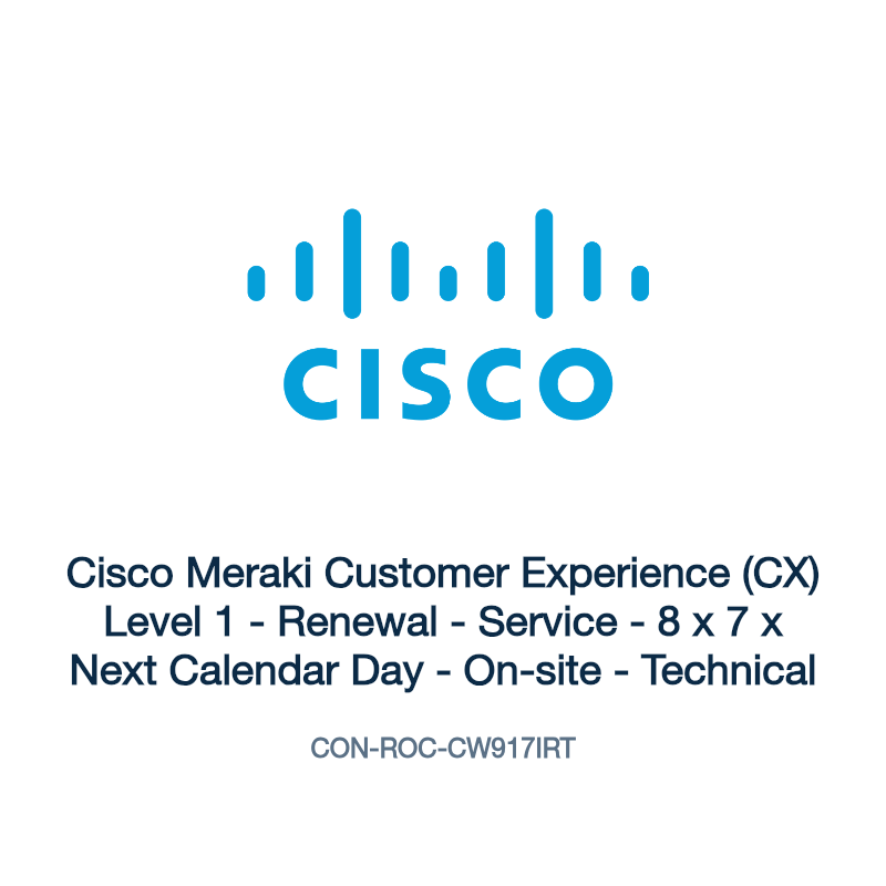 CON-ROC-CW917IRT: Cisco Meraki Customer Experience (CX) Level 1