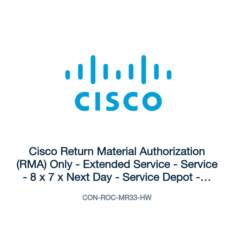 CON-ROC-MR33-HW: Cisco Return Material Authorization (RMA) Only