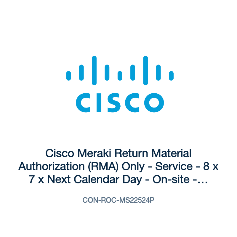 CON-ROC-MS22524P: Cisco Meraki Return Material Authorization (RMA) Only