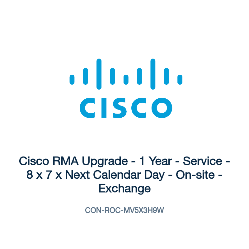 CON-ROC-MV5X3H9W: Cisco RMA Upgrade