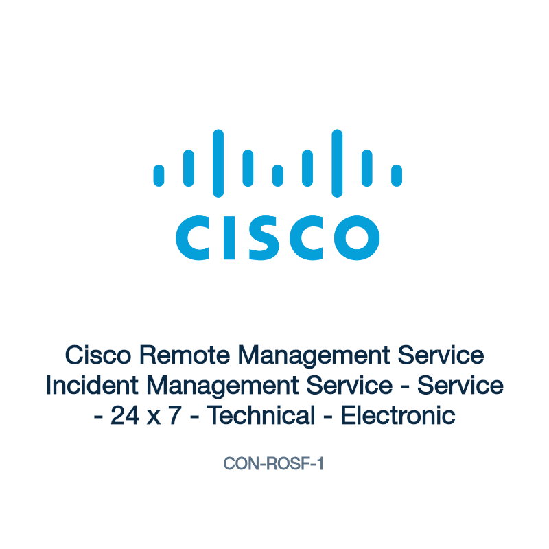 CON-ROSF-1: Cisco Remote Management Service Incident Management Service