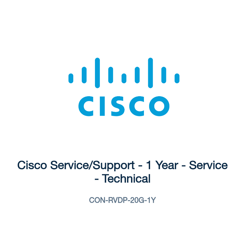 CON-RVDP-20G-1Y: Cisco Service/Support