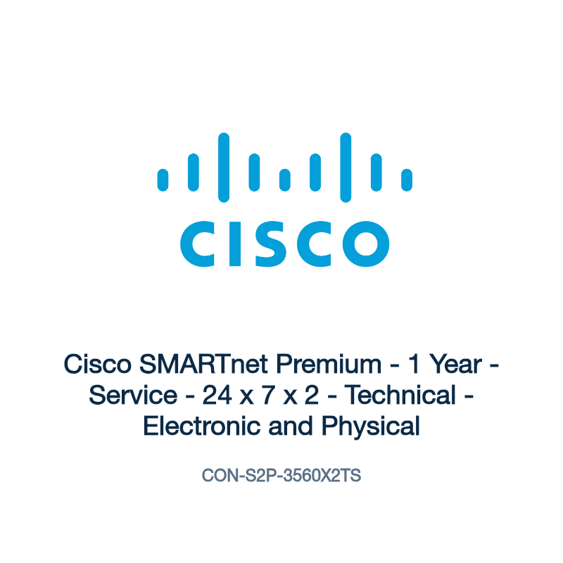 CON-S2P-3560X2TS: Cisco SMARTnet Premium
