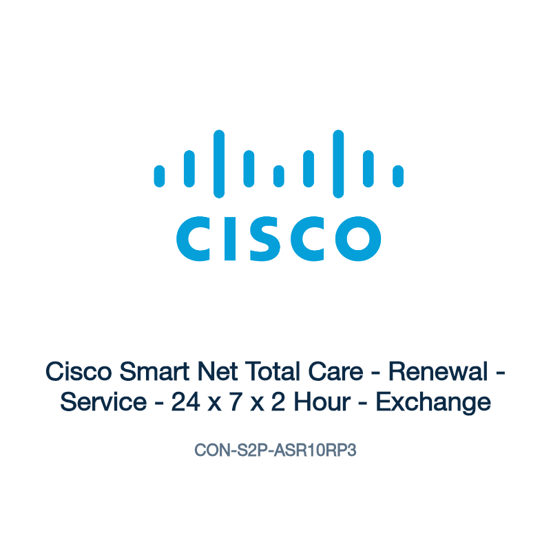 CON-S2P-ASR10RP3: Cisco Smart Net Total Care