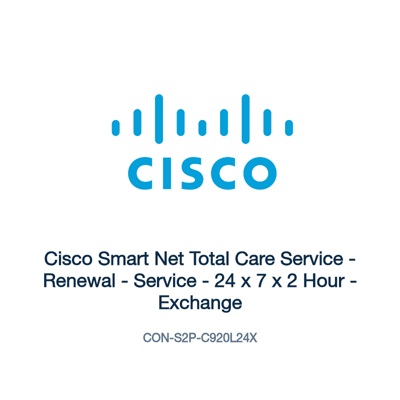 CON-S2P-C920L24X: Cisco Smart Net Total Care Service