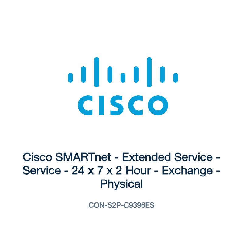 CON-S2P-C9396ES: Cisco SMARTnet - Extended Service - Service - 24 x 7 x 2 Hour -