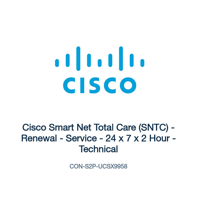 CON-S2P-UCSX9958: Cisco Smart Net Total Care (SNTC)
