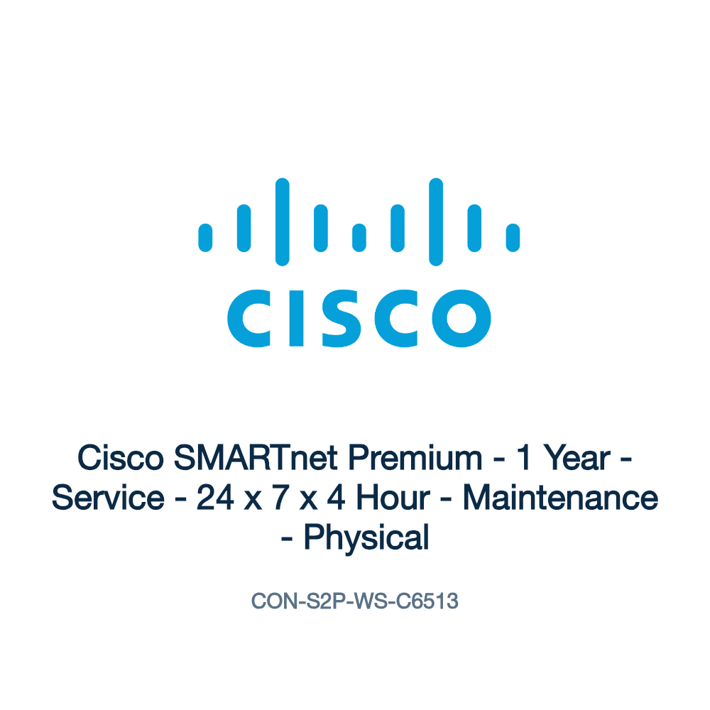 CON-S2P-WS-C6513: Cisco SMARTnet Premium