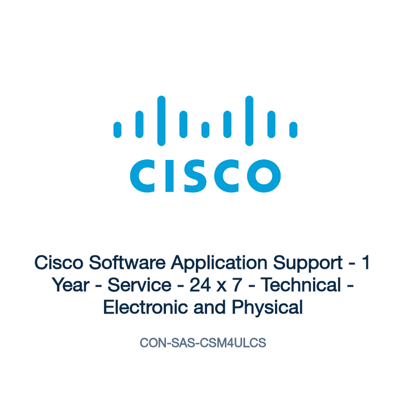 CON-SAS-CSM4ULCS: Cisco Software Application Support
