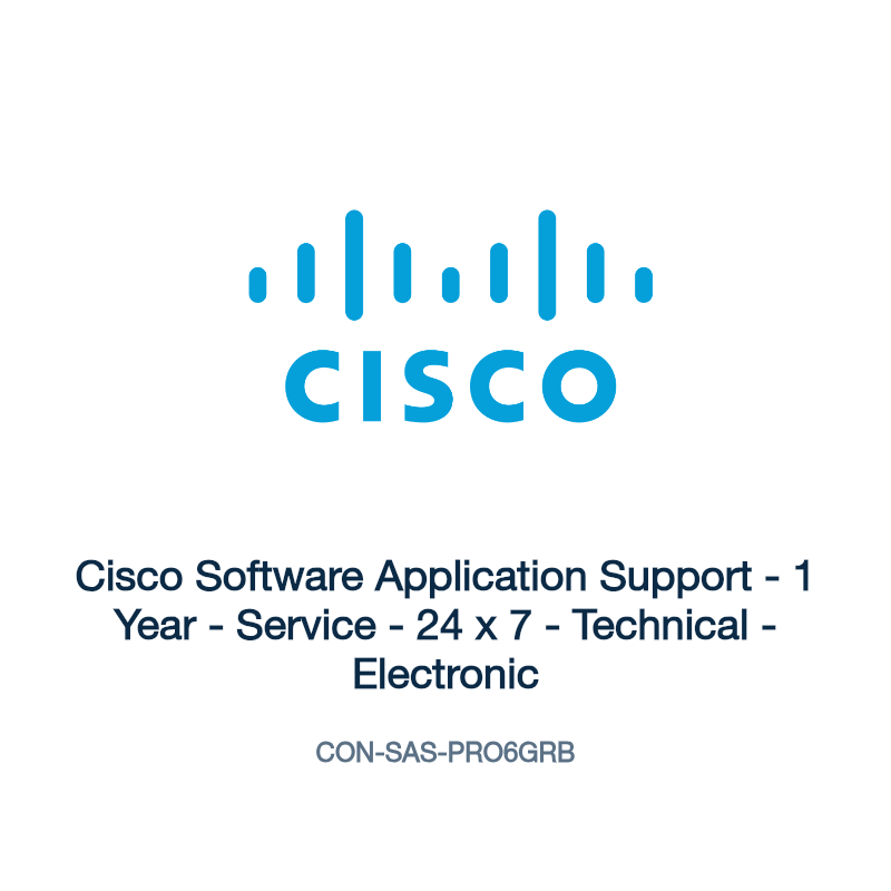 CON-SAS-PRO6GRB: Cisco Software Application Support