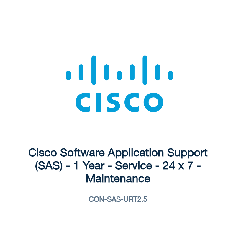 CON-SAS-URT2.5: Cisco Software Application Support (SAS)