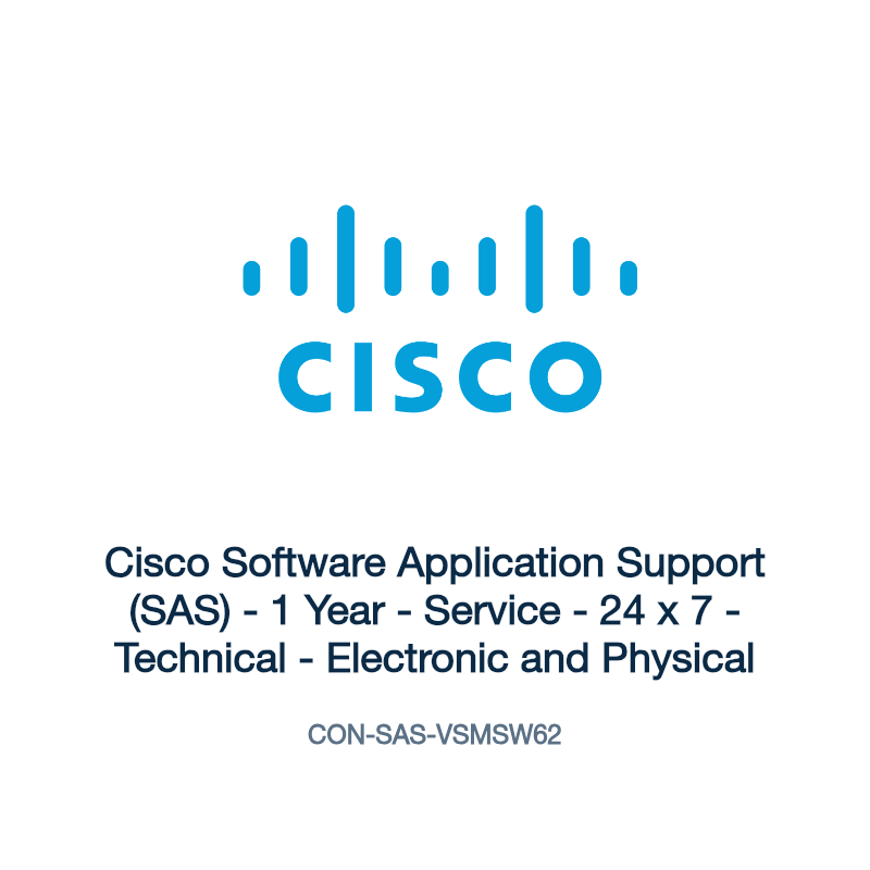 CON-SAS-VSMSW62: Cisco Software Application Support (SAS)