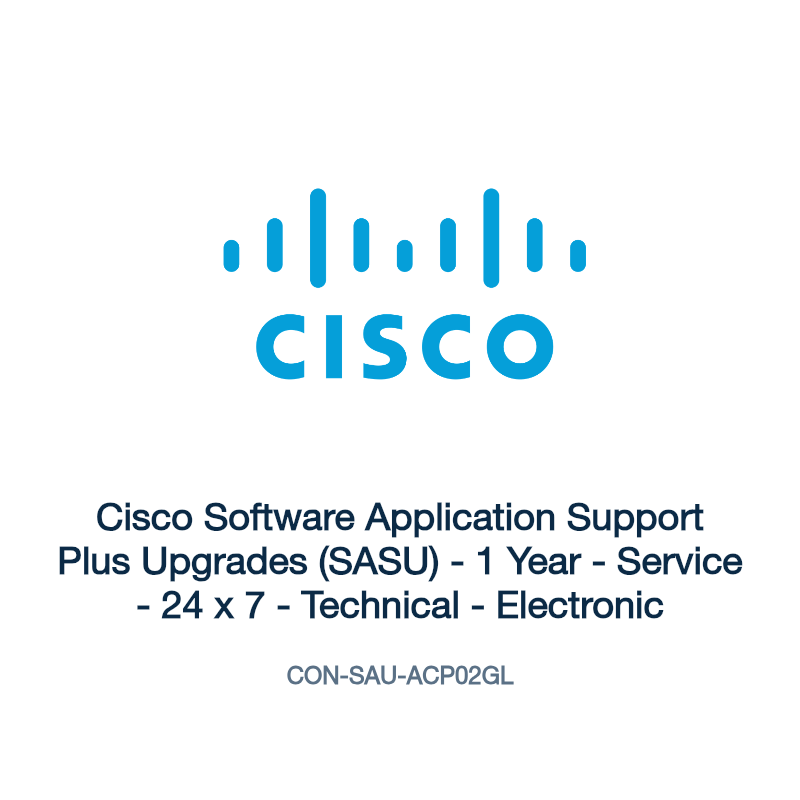 CON-SAU-ACP02GL: Cisco Software Application Support Plus Upgrades (SASU)
