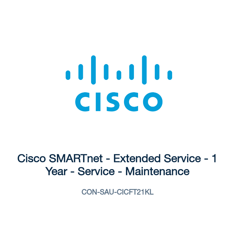 CON-SAU-CICFT21KL: Cisco SMARTnet - Extended Service - 1 Year - Service - Maintenance